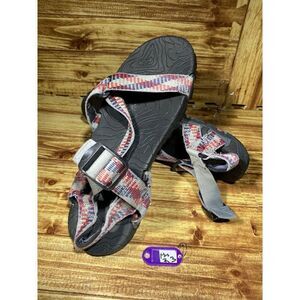 THE NORTH FACE Comfort Hiking Strappy Sandals Gray Orange Size men's US 11